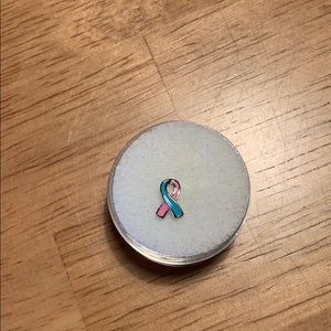 Origami Owl Pink and Blue Awareness Ribbon Charm